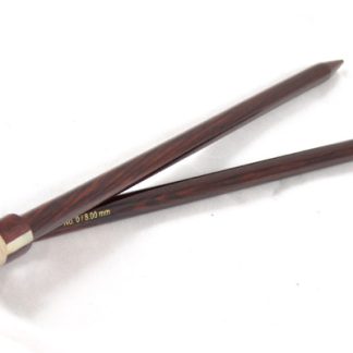 Pavi Knitting Needles ~ Rosewood with Mother of Pearl Inlay
