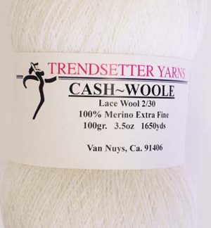 Trendsetter Cash Woole White 100