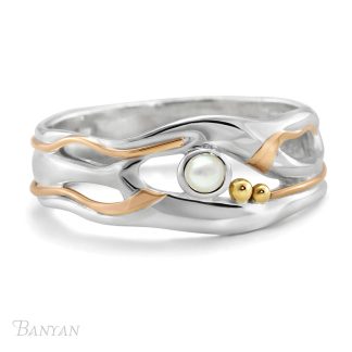 Banyan Jewellery Organic Pearl Ring