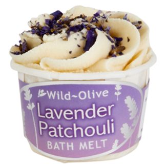 Wild Olive Lavender Patchouli Bath Melt