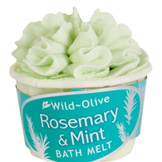 Wild Olive Rosemary and Mint Souflee Bath Melt