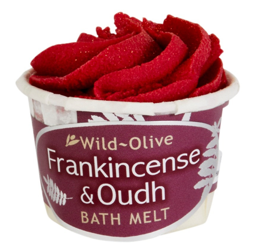 Wild Olive Frankincense and Oudh Bath Melt
