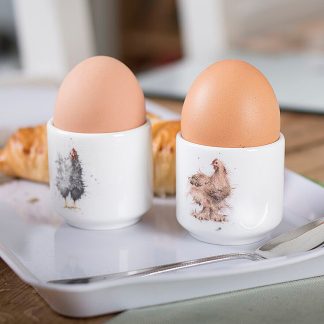 Wrendale Designs Pair of Egg Cups Chickens