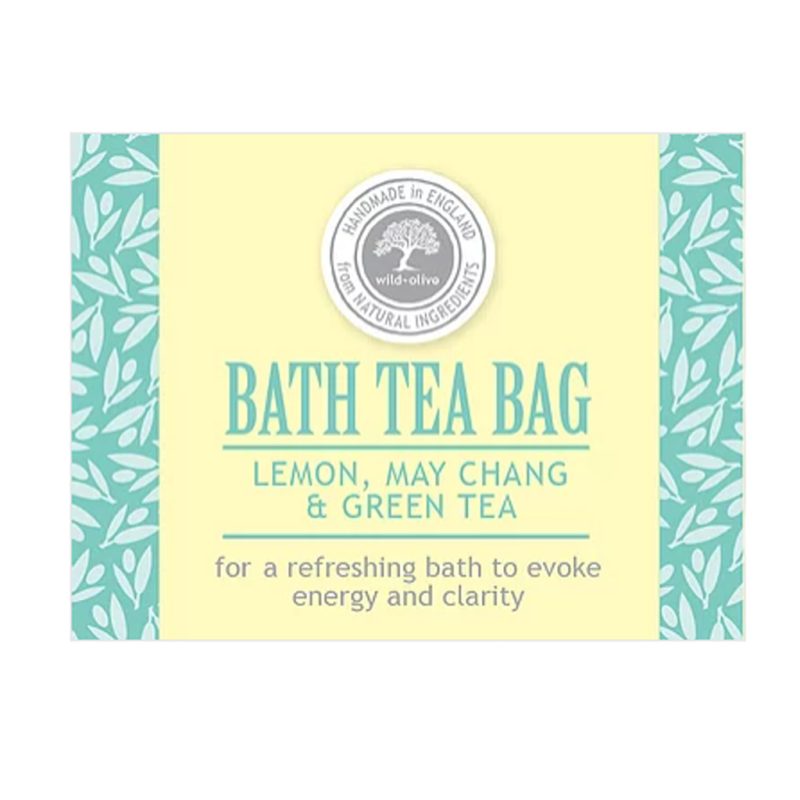 Wild Olive Bath Tea Bag - Lemon, May Chang & Green Tea