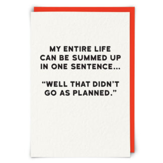 'Planned' Greeting Card