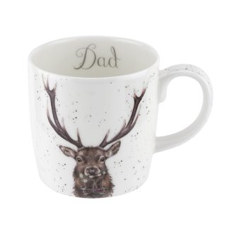 Wrendale Designs Large 'Dad' Stag Mug