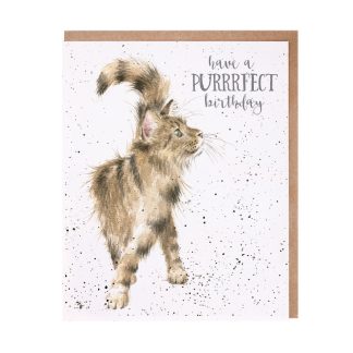 Wrendale Designs 'Just Purrrfect' Birthday Card