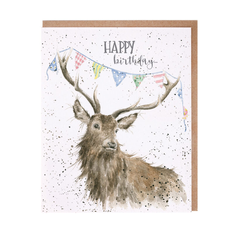 Wrendale Designs 'Birthday Bunting' Birthday Card