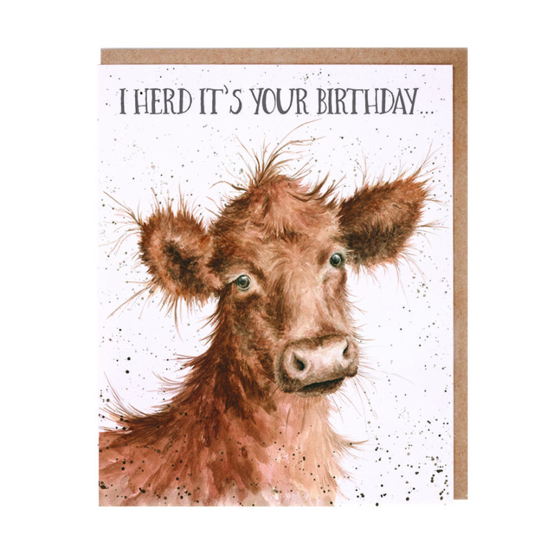 Wrendale Designs 'I Herd' Birthday Card