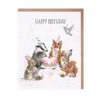 Wrendale Designs 'Woodland Party' Birthday Card