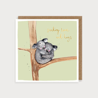 Koalas Sending Love and Hugs Card