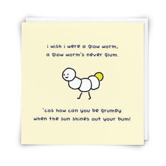'Glow Worm' Greeting Card