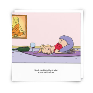 'Meditate' Greeting Card