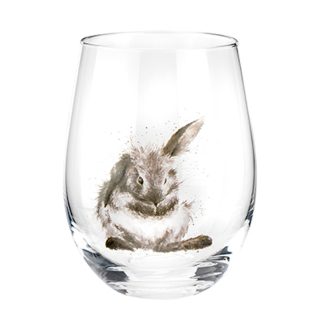 Wrendale Designs Rabbit Tumbler Glass