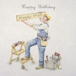 Berni Parker Designs 'Happy Birthday ~ Handy Man'