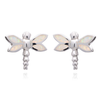 Opalique Dragonfly Stud Earrings