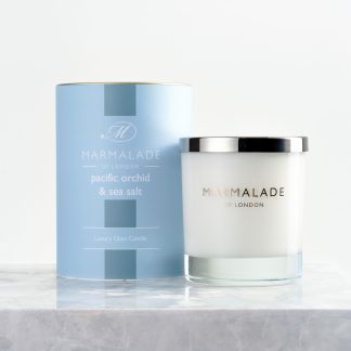 Marmalade Of London Pacific Orchid & Sea Salt Large Glass Candle