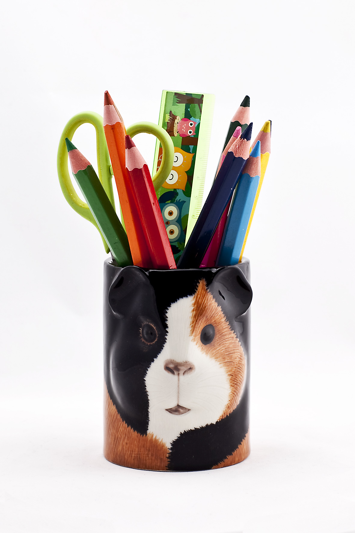 Quail Ceramics Guinea Pig Pencil Pot