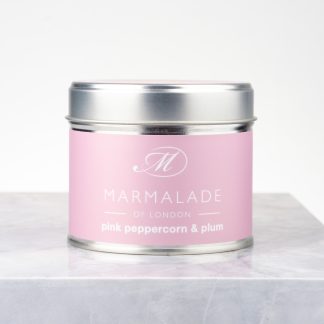 Marmalade Of London Pink Pepper & Plum Medium Tin Candle