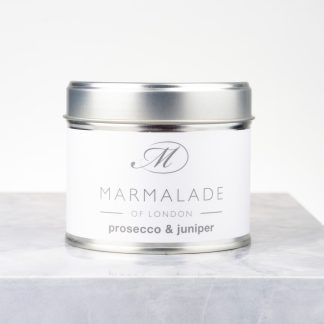 Marmalade Of London Prosecco & Juniper Medium Tin Candle