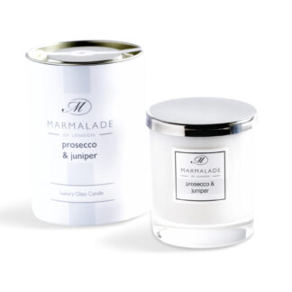 Marmalade Of London Prosecco & Juniper Large Glass Candle