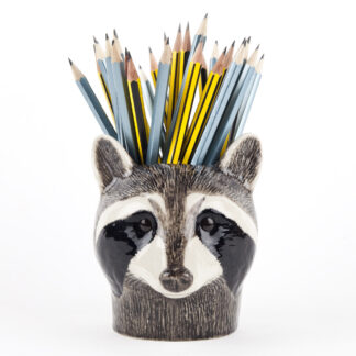 Quail Ceramics Raccoon Pencil Pot