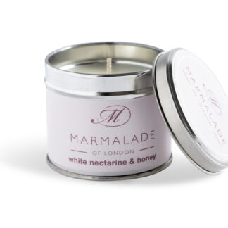 Marmalade Of London White Nectarine & Honey Medium Tin Candle