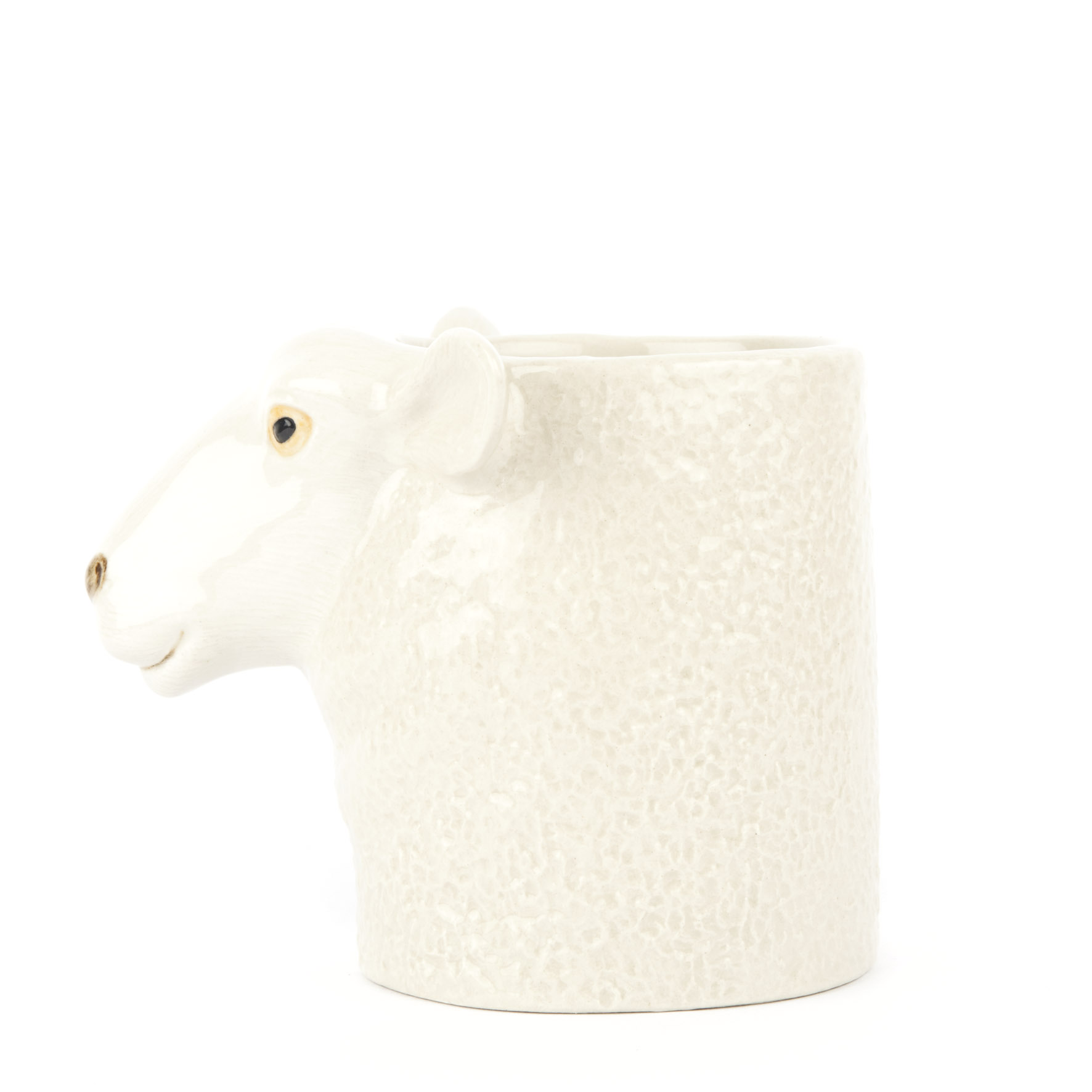Quail Ceramics White Faced Suffolk Sheep Pencil Pot