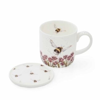 'Flight of the Bumblebee' Mug and Coaster Set