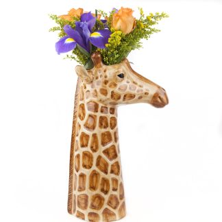 Quail Ceramics Giraffe Flower Vase