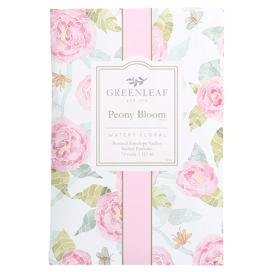 Greenleaf Peony Bloom Scented Sachet