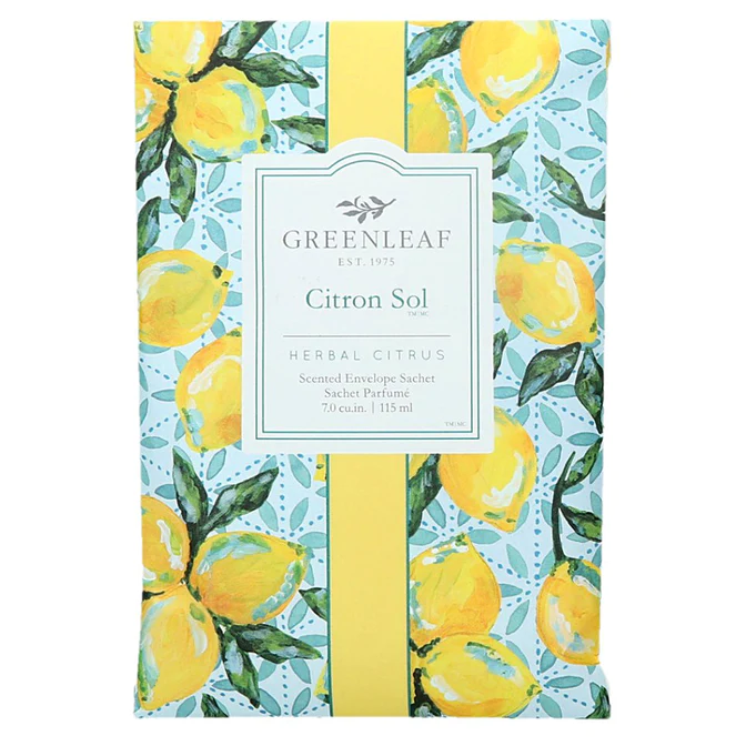 Greenleaf Citron Sol Scented Sachet