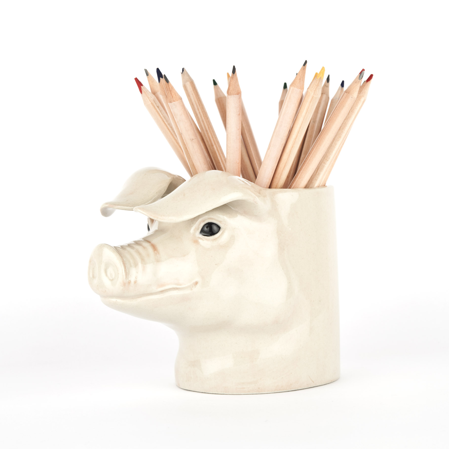 Quail Ceramics British Lop Eared Pig Pencil Pot