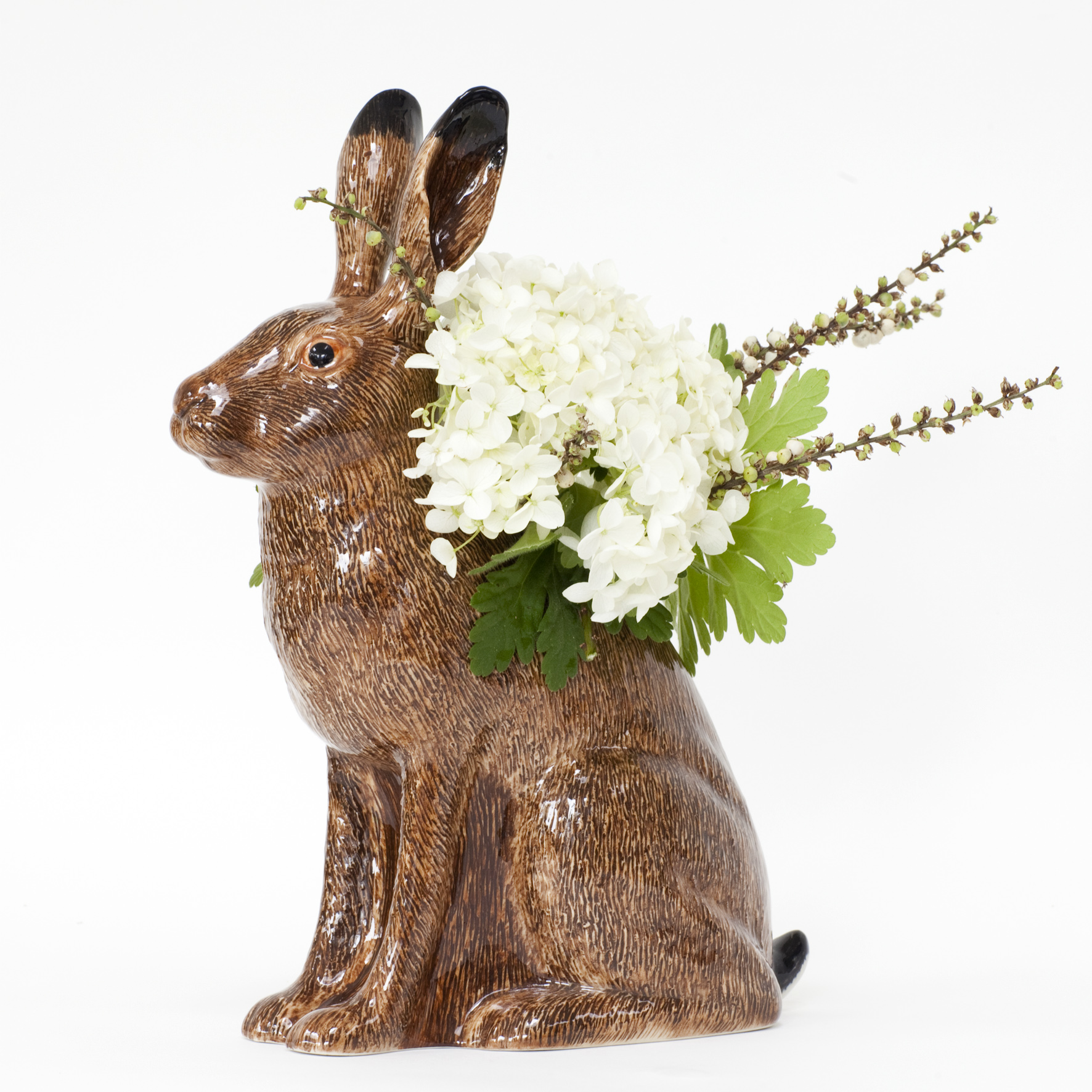 Quail Ceramics Hare Flower Vase - Image 3
