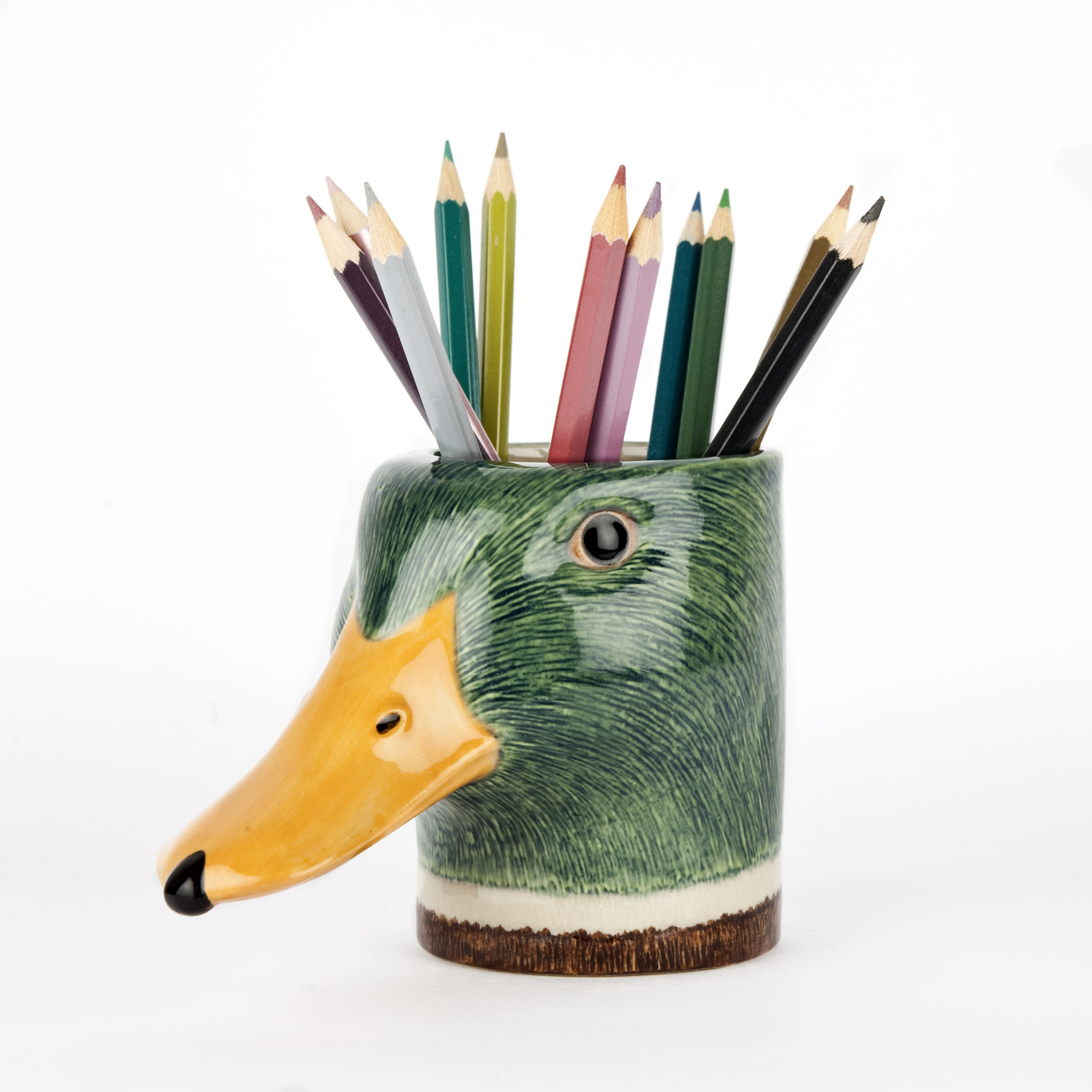 Quail Ceramics Mallard Pencil Pot - Image 2