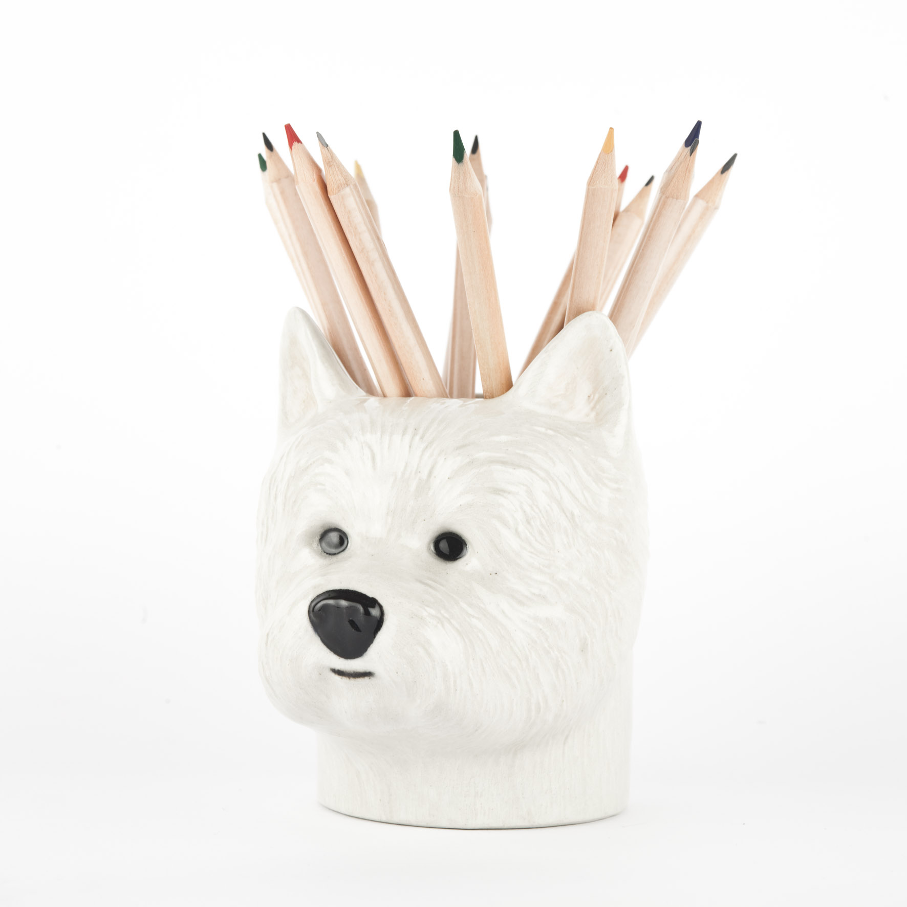 Quail Ceramics Westie Pencil Pot