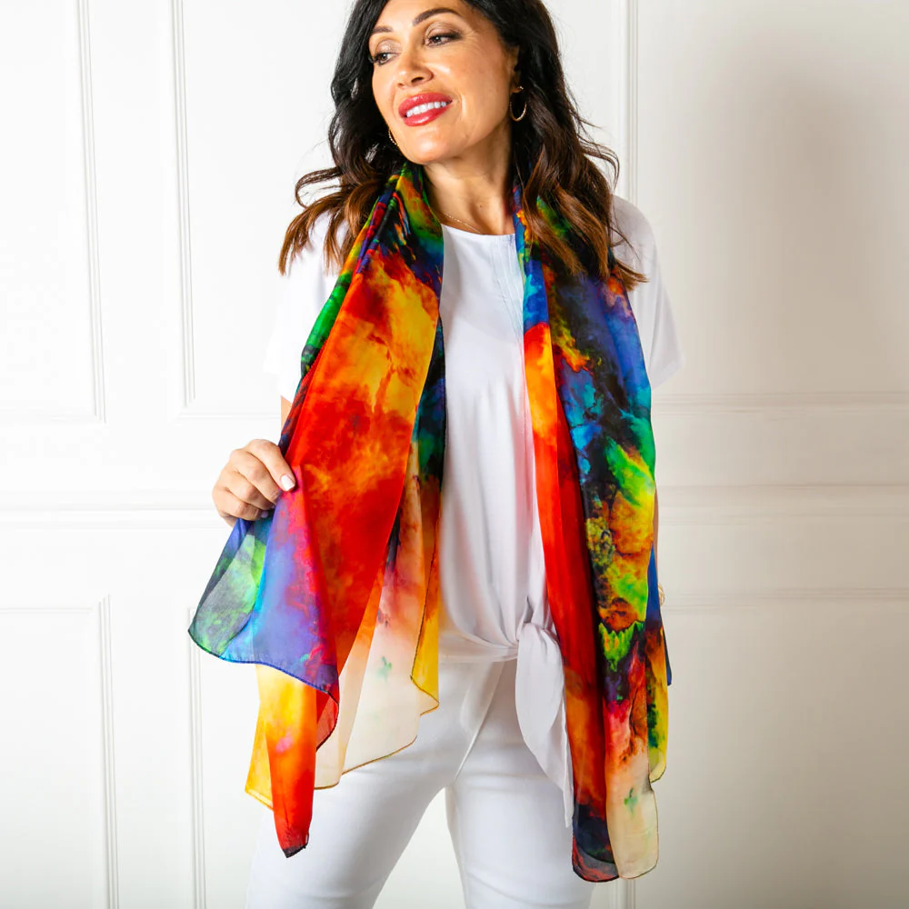 Silk hot sale shawl scarf