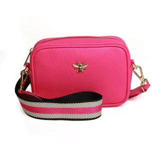 Alice Wheeler London Mini Mayfair Bag - Hot Pink