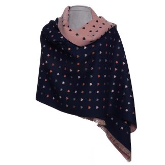 Zelly Multi Heart Reversible Luxury Wrap