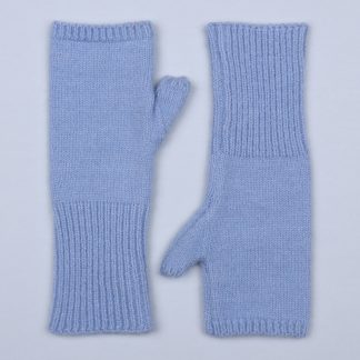Zelly Blue Fingerless Gloves