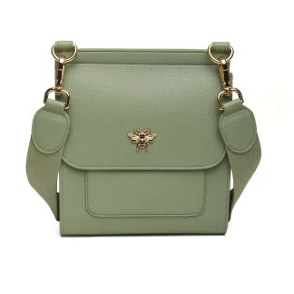 Alice Wheeler London Bloomsbury Cross Body Bag - Sage