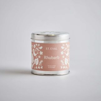 St Eval Rhubarb Scented Tin Candle