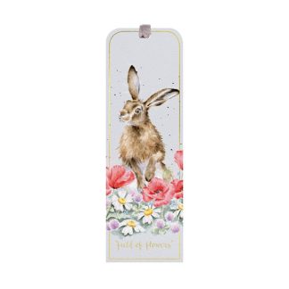 Wrendale Designs Field of Flowers Hare Bookmark