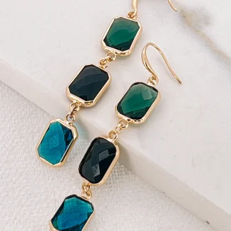 Envy Jewellery Gold Dropper Earrings