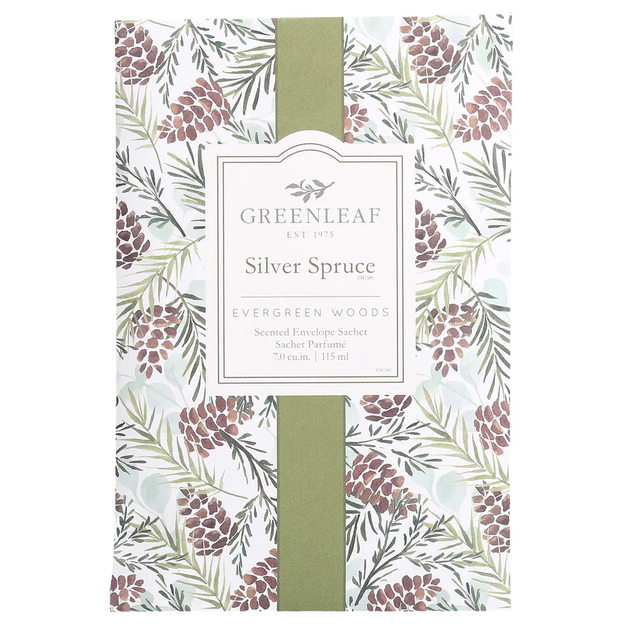 Greenleaf Silver Spruce Scented Sachet