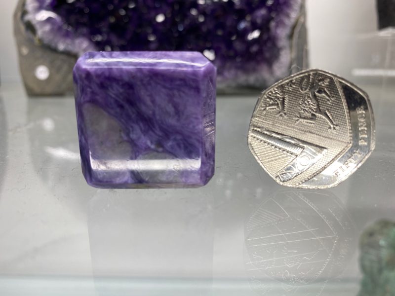 Charoite Cube