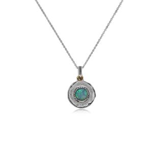 Banyan Jewellery Epiphany Pendant with Blue Opal