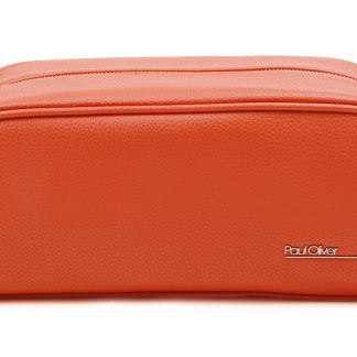 Paul Oliver Orange Luxury Wash Bag