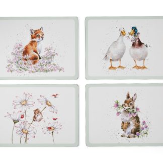 Wrendale Designs 'Wildflower' large animal placemats