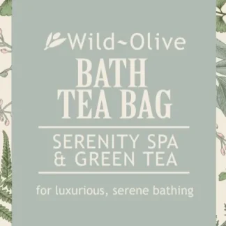 Wild Olive Bath Tea Bag - Serenity Spa and Green Tea